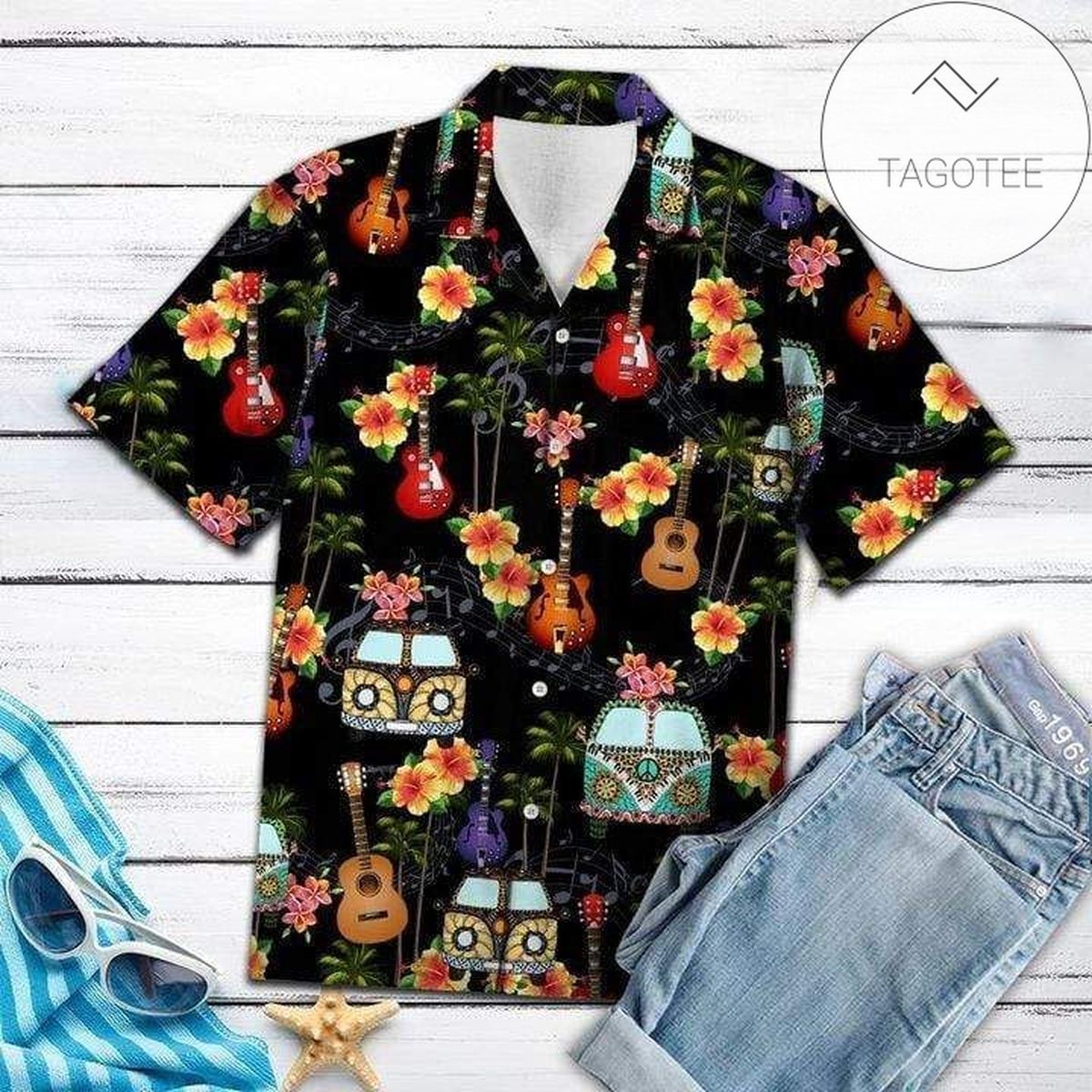 Shop Hippie Summer Vibe Tropical 2022 Authentic Hawaiian Shirts Dh