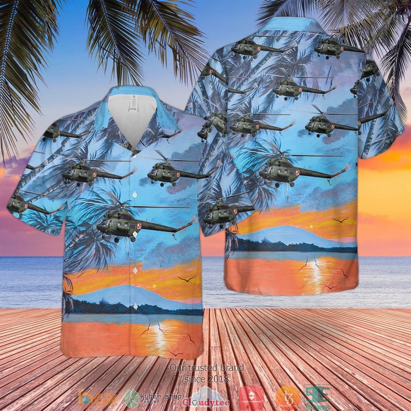 Sily Powietrzne Mil Mi-8 Hawaiian Shirt