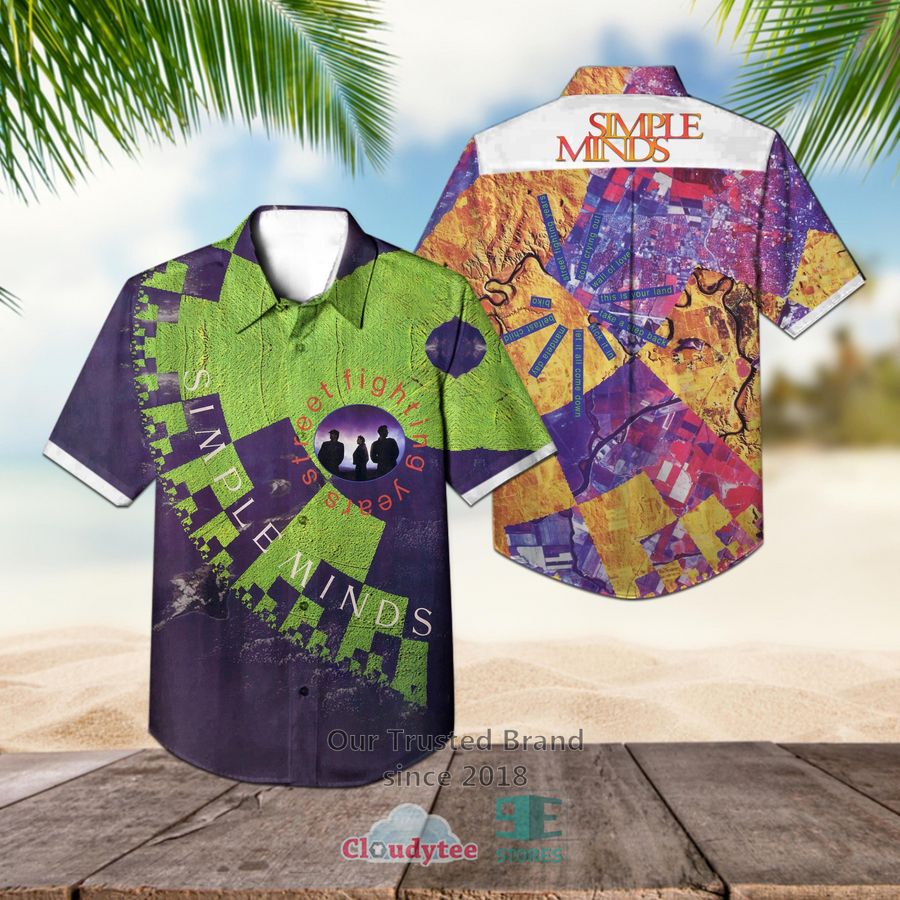 Simple Minds New Gold Dream Hawaiian Casual Shirt