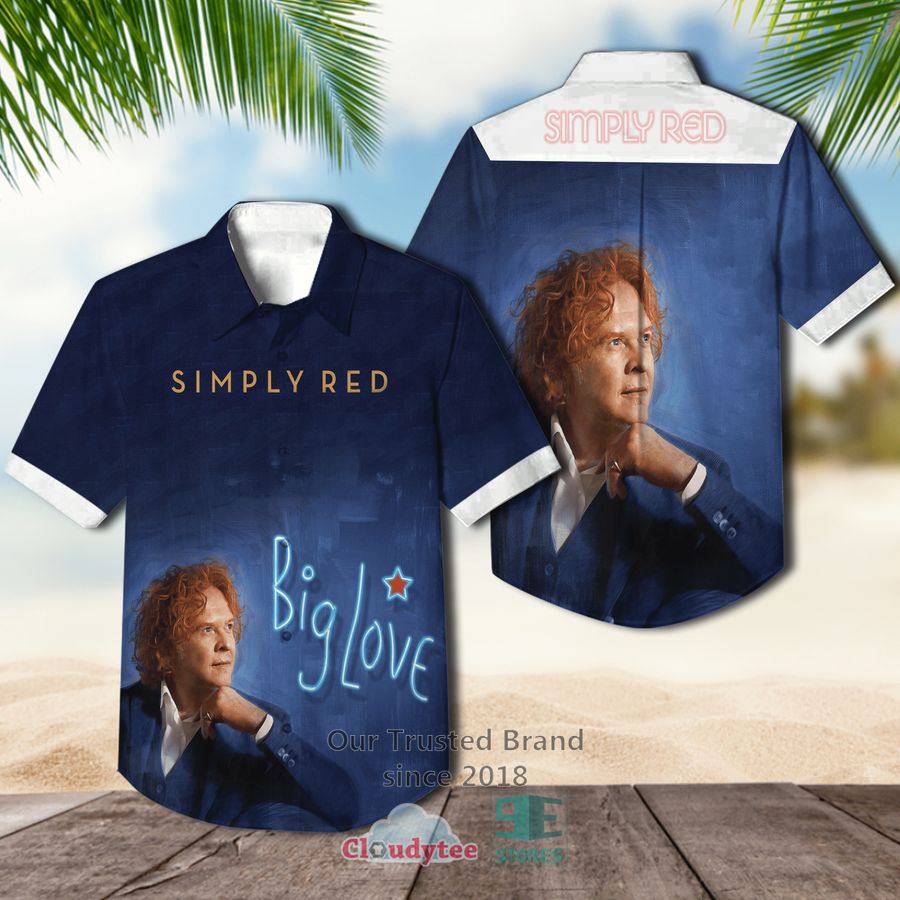 Simply Red Stay Album Casual Hawaiian Shirt