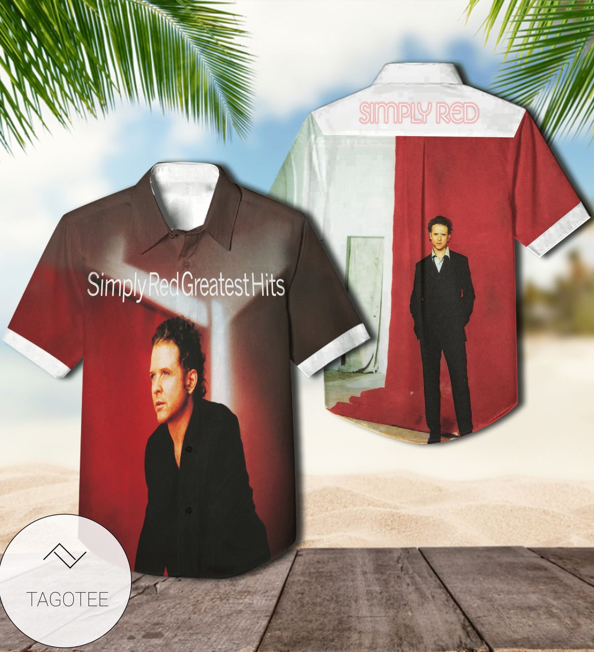 Simply Red Home Album Cover Hawaiian Shirt