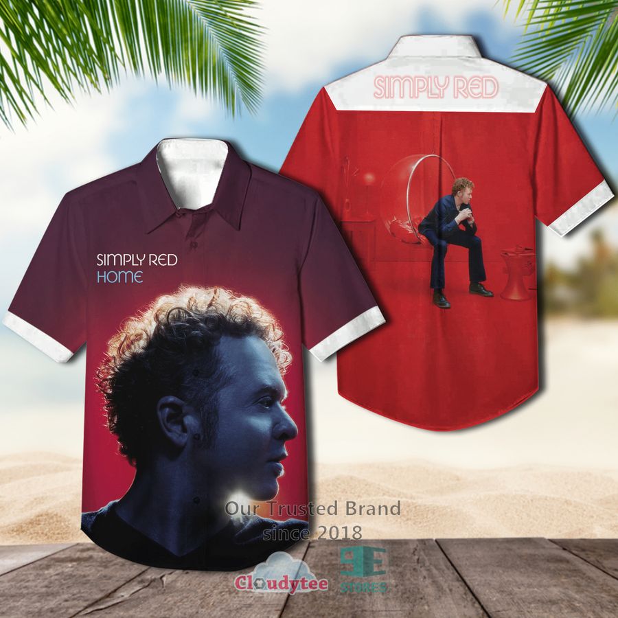 Simply Red Greatest Hits Album Casual Hawaiian Shirt