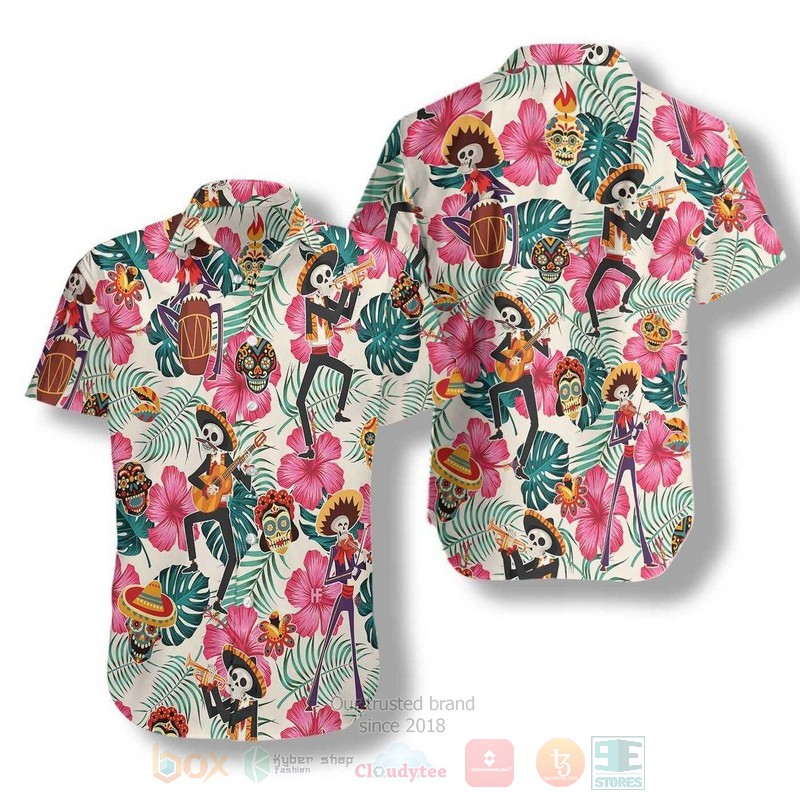 Skateboarding Color Hawaiian Shirt