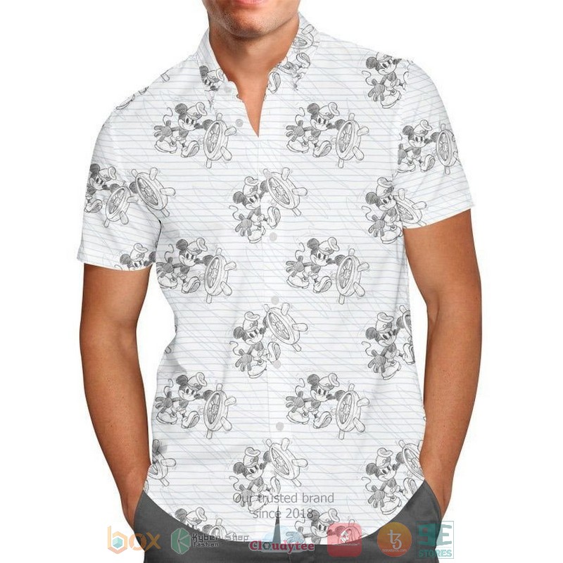 Skiing Color Hawaiian Shirt