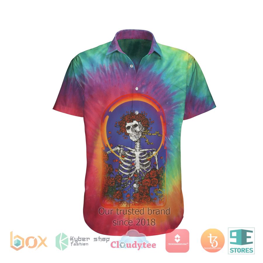 Skull And Biker Ride Or Die Gift Short Sleeve Hawaiian Shirt