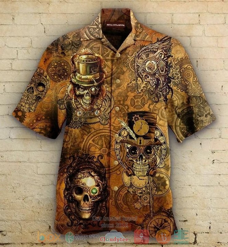 Skull Biker Sons Of Arthritis Ibuprofen Chapter Led Pattern Hawaiian Shirt