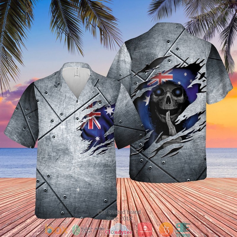 Skull Cannabis Hawaiian Shirt