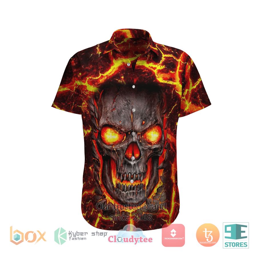 Skull Diamond Hawaiian Shirt