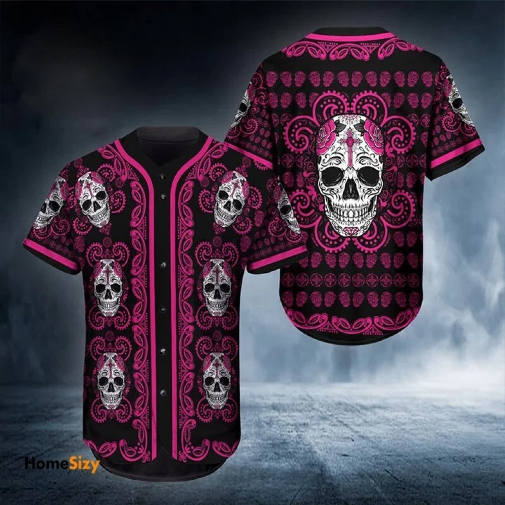 Skull Chief Native With Poleax Baseball Jersey – Dnstyles