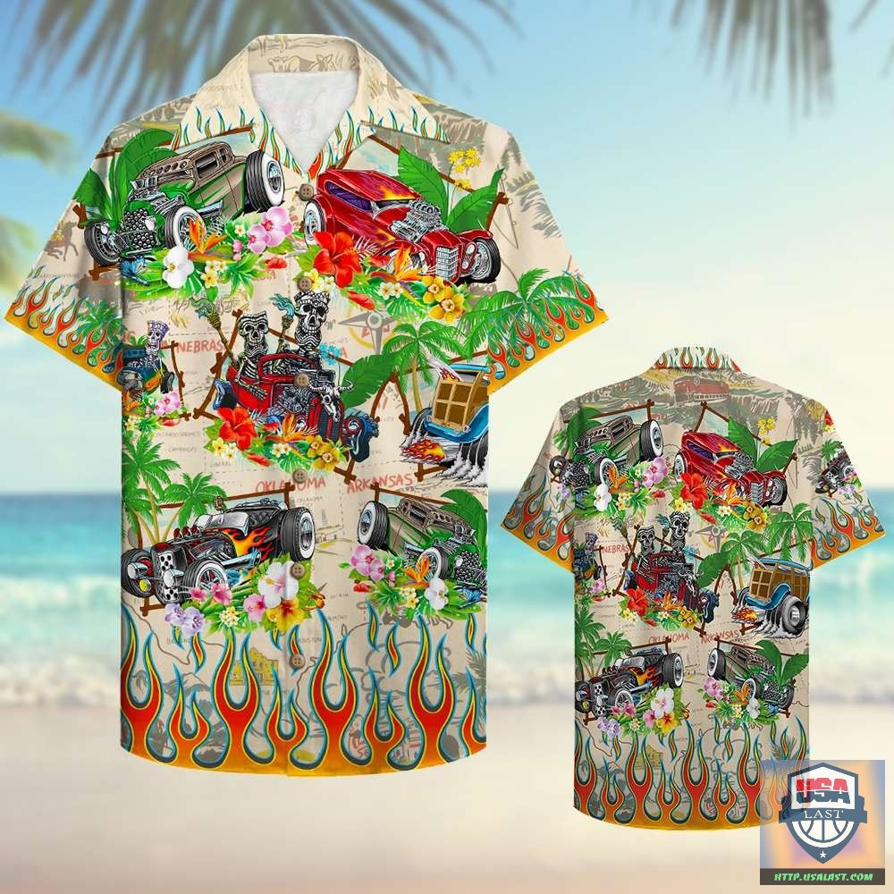 Skull Hawaiian Shirt For Men Women