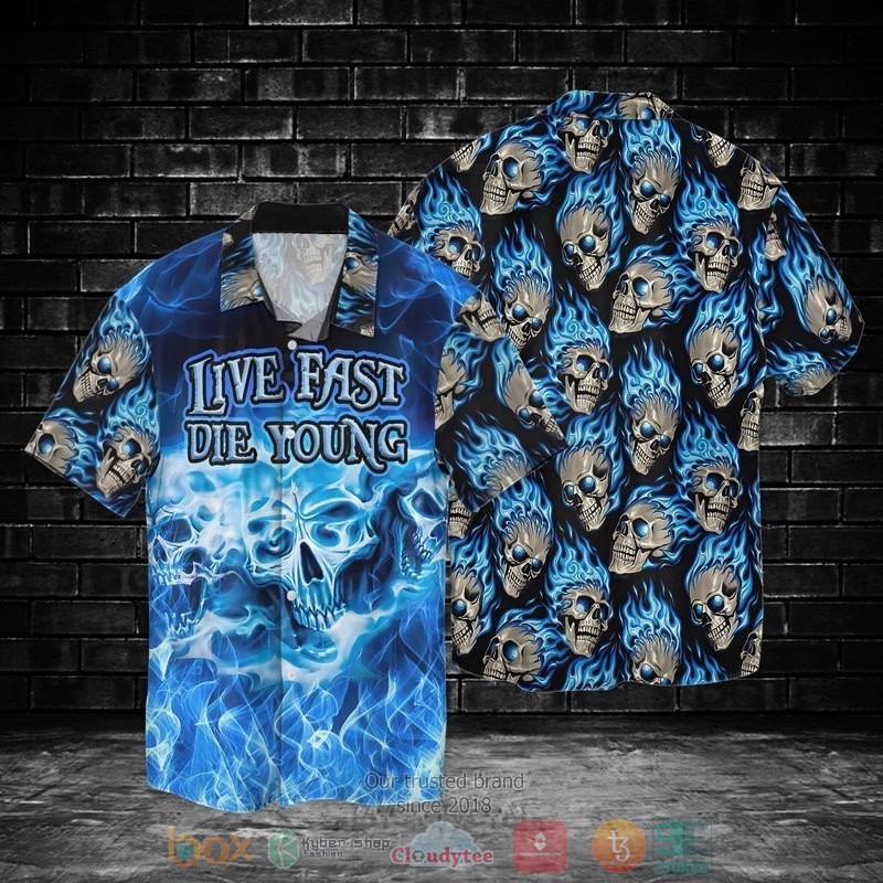 Skull Lovers 4th Of July Hawaiian Shirt