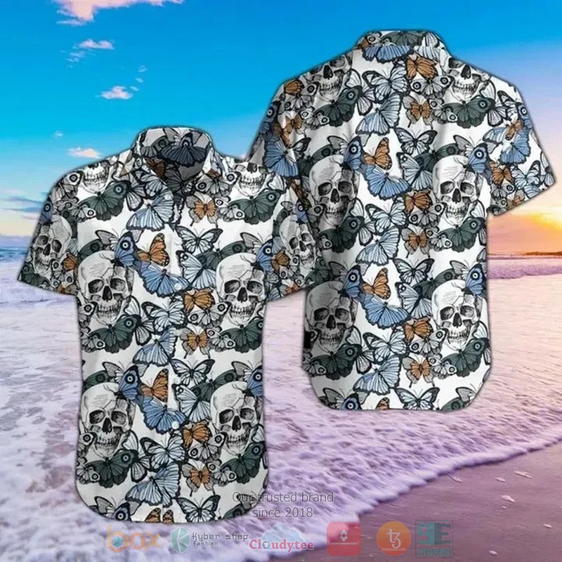 Skull Tropical Hawaiian Shirt