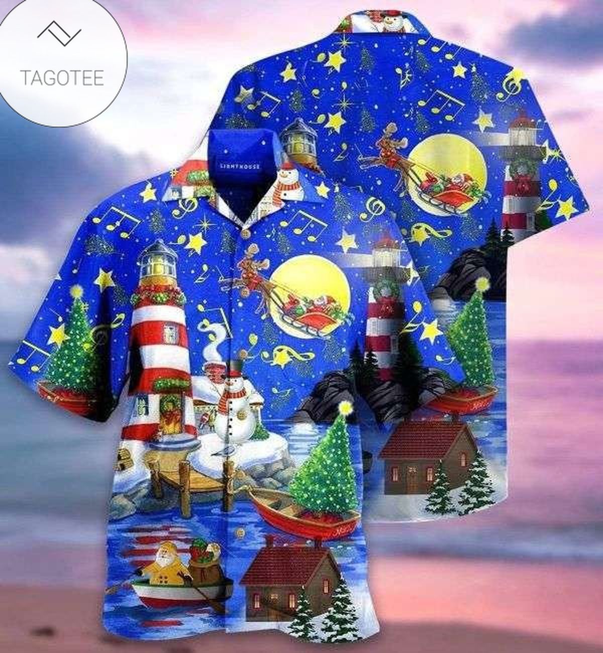 Skydiving Pattern Hawaiian Shirt