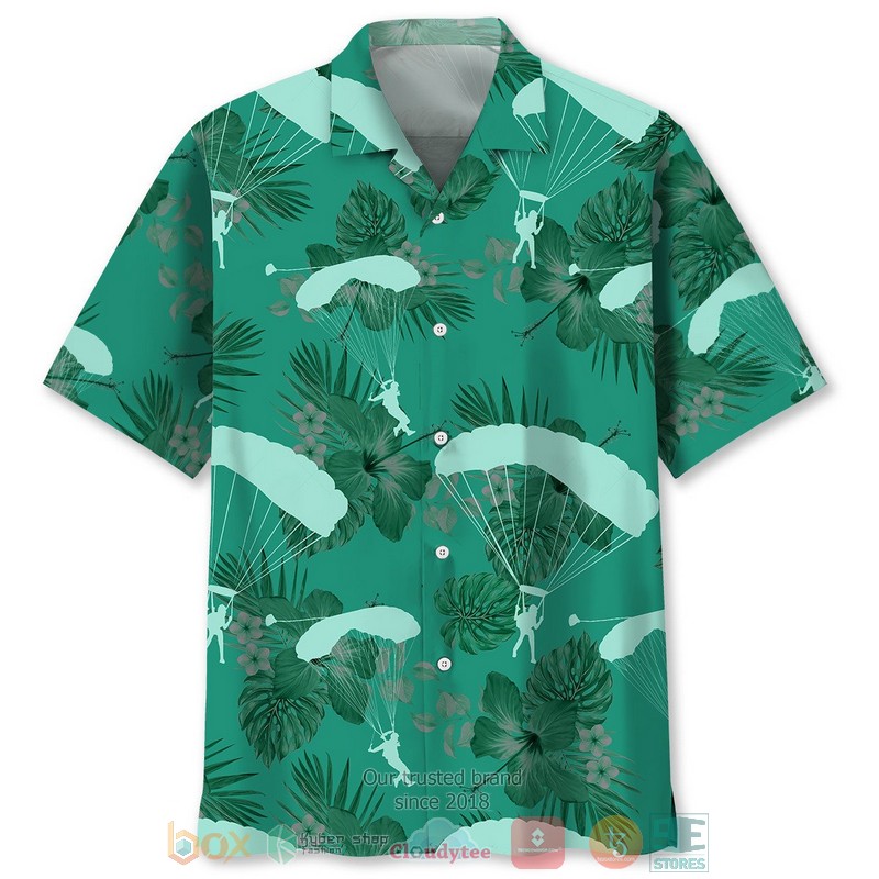 Skydiving Color Hawaiian Shirt