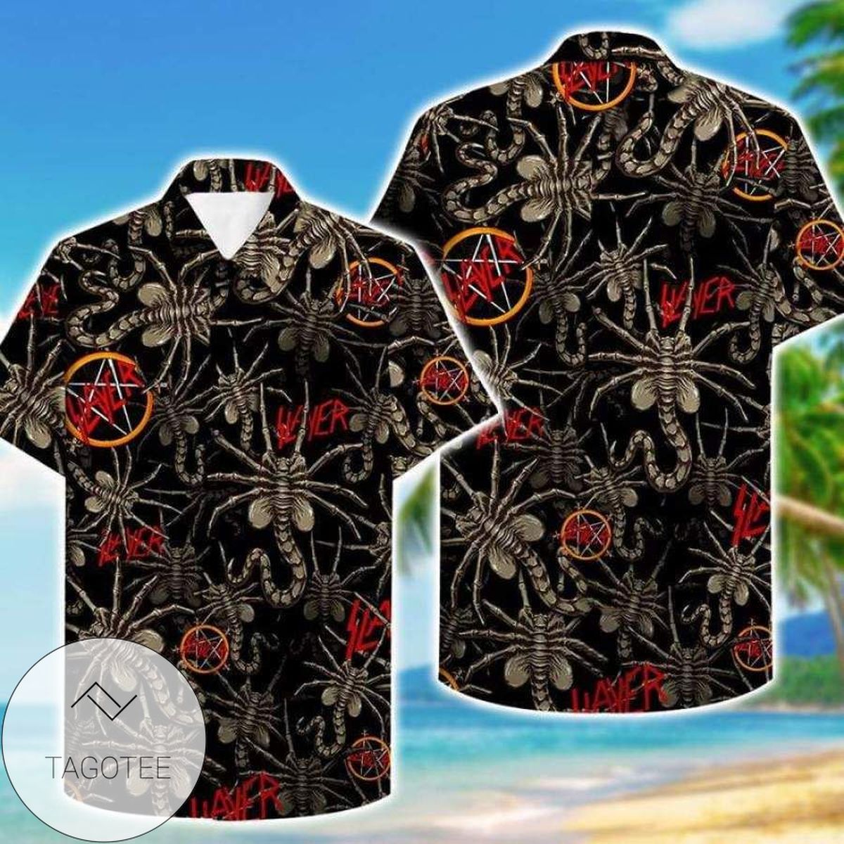 Slayer All Over Printed Authentic Hawaiian Shirt 2022