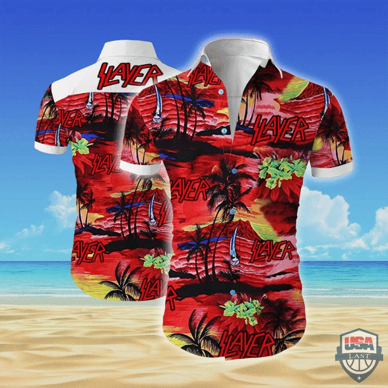 Slayer Band Hawaiian Shirt Beach Short