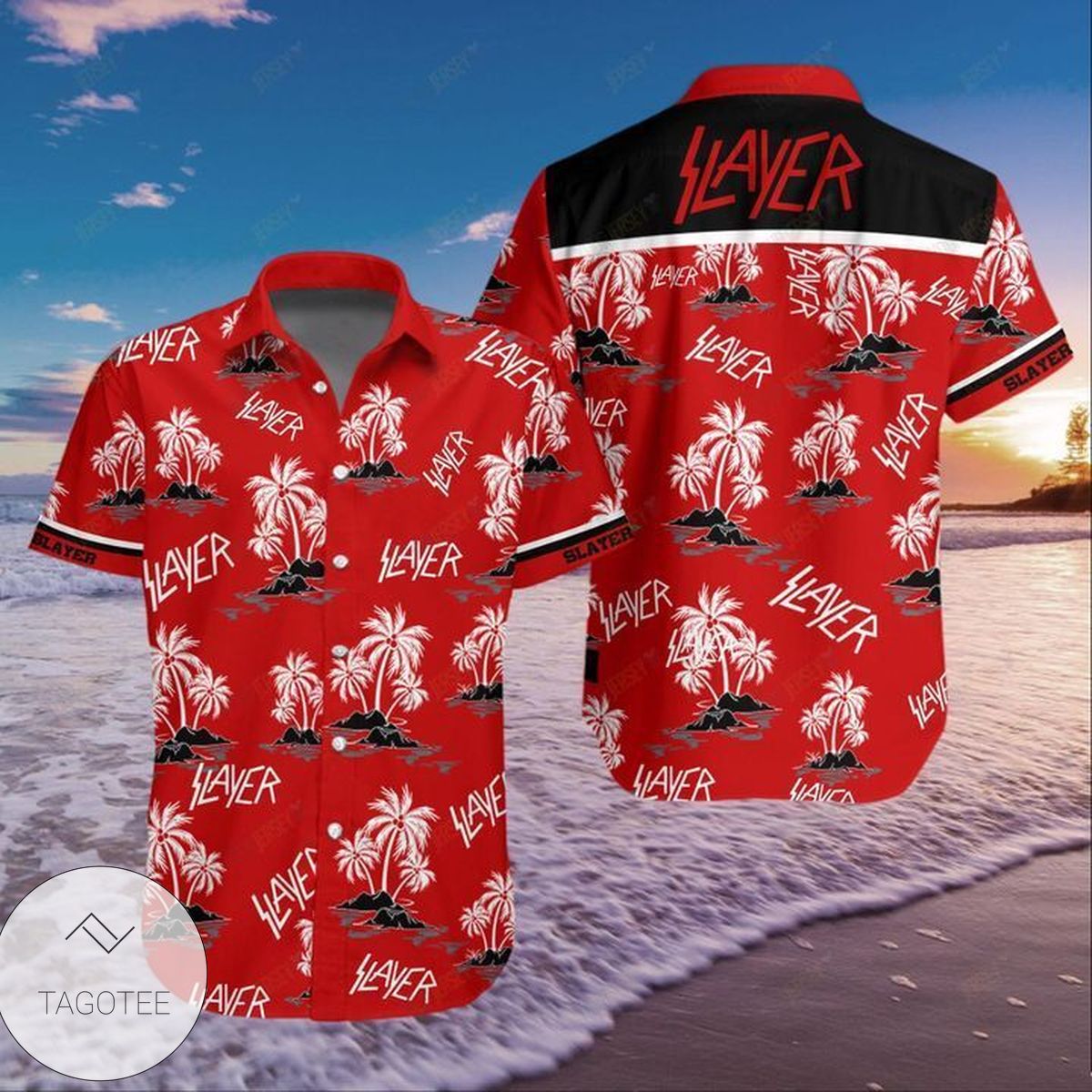 Slayer Band Hawaiian Shirt Style 3