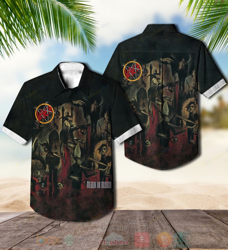 Slayer band Reign in Blood Hawaiian Shirt