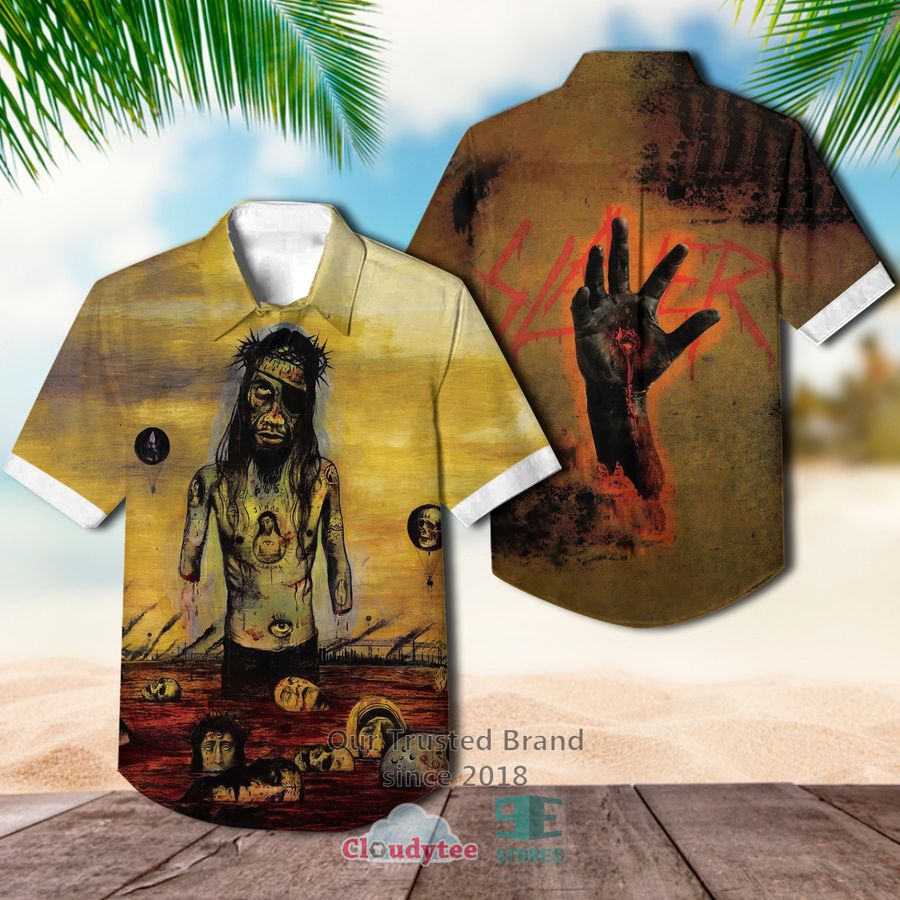 Slayer Christ Illusion Hawaiian Casual Shirt