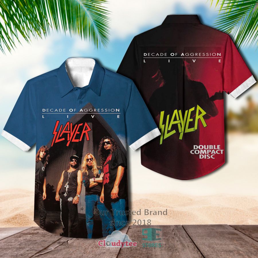 Slayer Decade of Aggression Hawaiian Casual Shirt