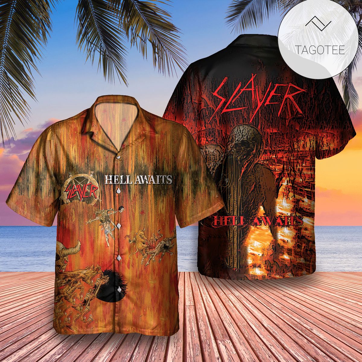 Slayer Music Band Authentic Hawaiian Shirt 2022 3d