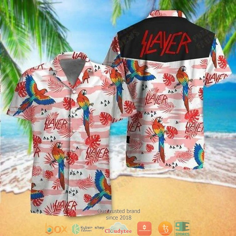 Slayer Rock Band Music Aloha II Short Sleeve Hawaiian shirt