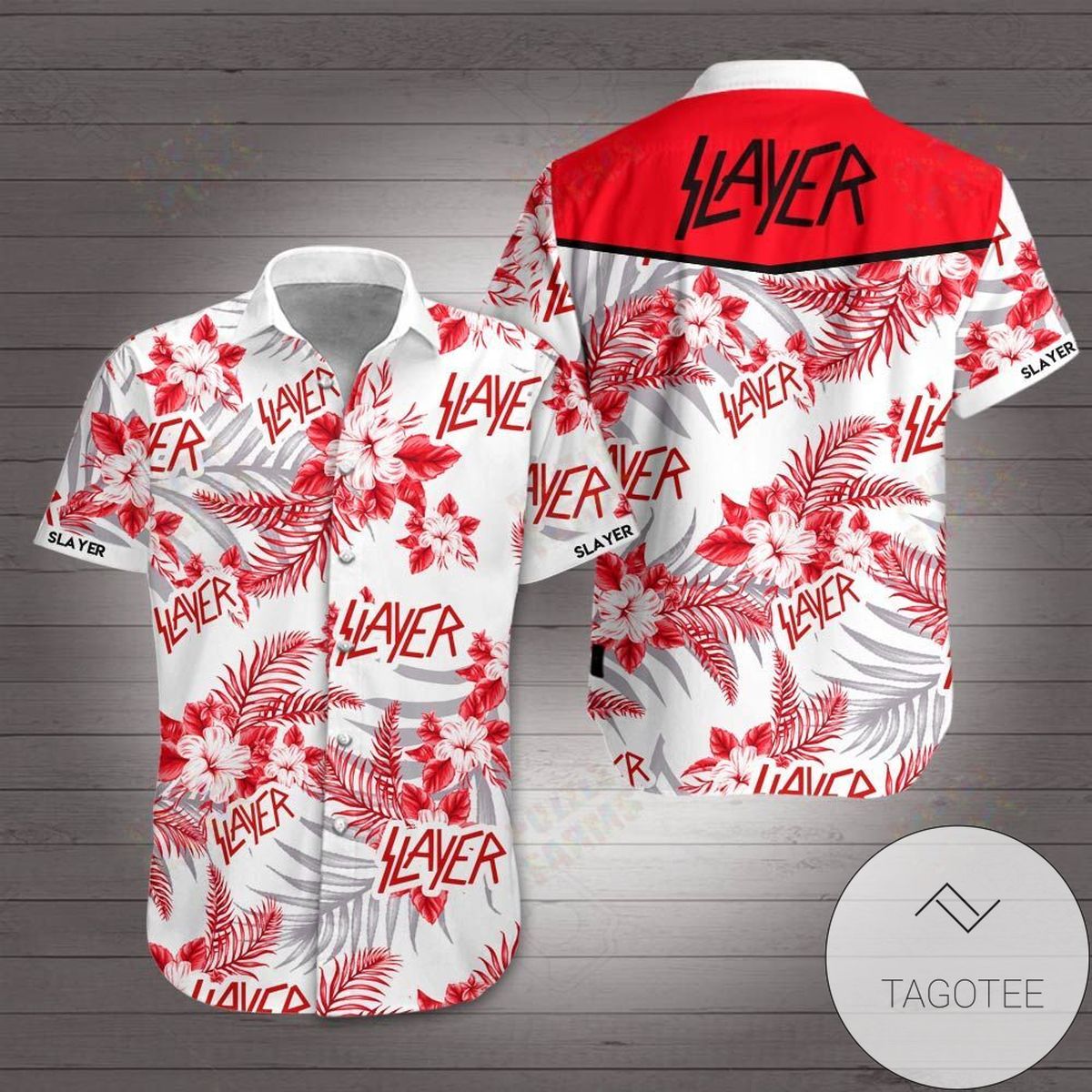 Slayer Hell Awaits Album Cover Hawaiian Shirt