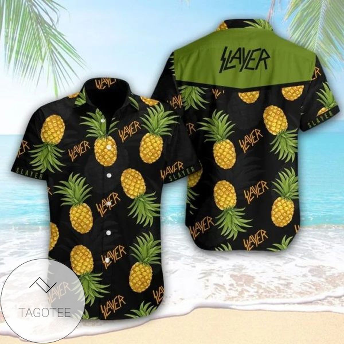 Slayer Reign In Blood Album Cover Hawaiian Shirt