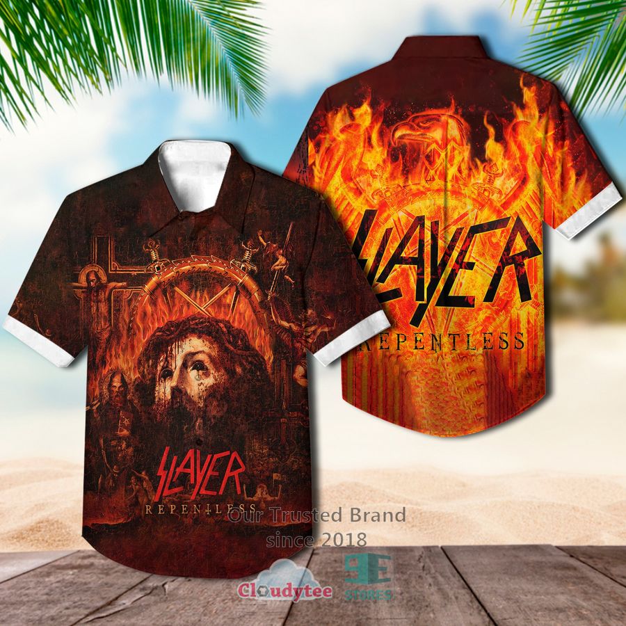 Slayer Sell Awaits Hawaiian Casual Shirt