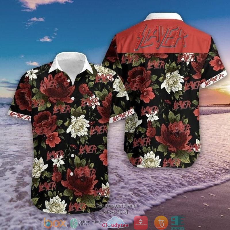 Slayer Rock Band Music Tropical  Hawaiian Shirt