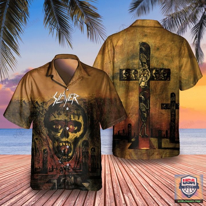 Slayer South of Heaven Album Hawaiian Shirt | Usalast