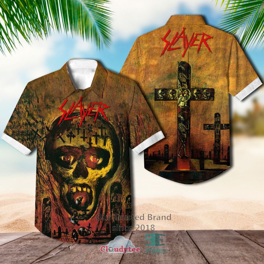 Slayer Repentless Hawaiian Casual Shirt