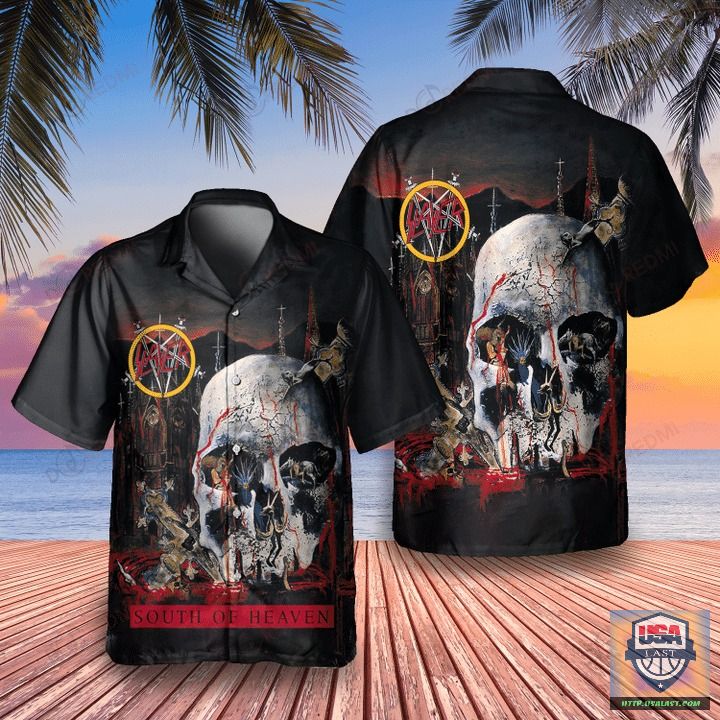 Slayer Tropical Flowers Hawaiian Shirt