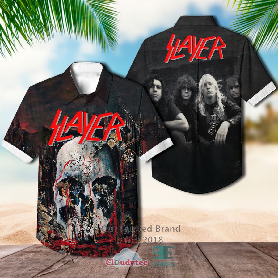 Slayer God Hates Us All Hawaiian Casual Shirt