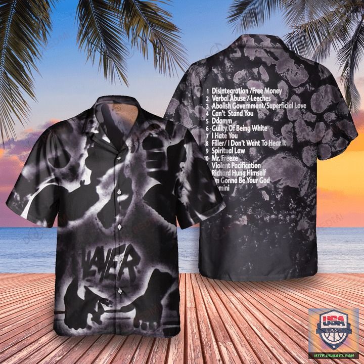 Slayer Tropical Flowers Hawaiian Shirt