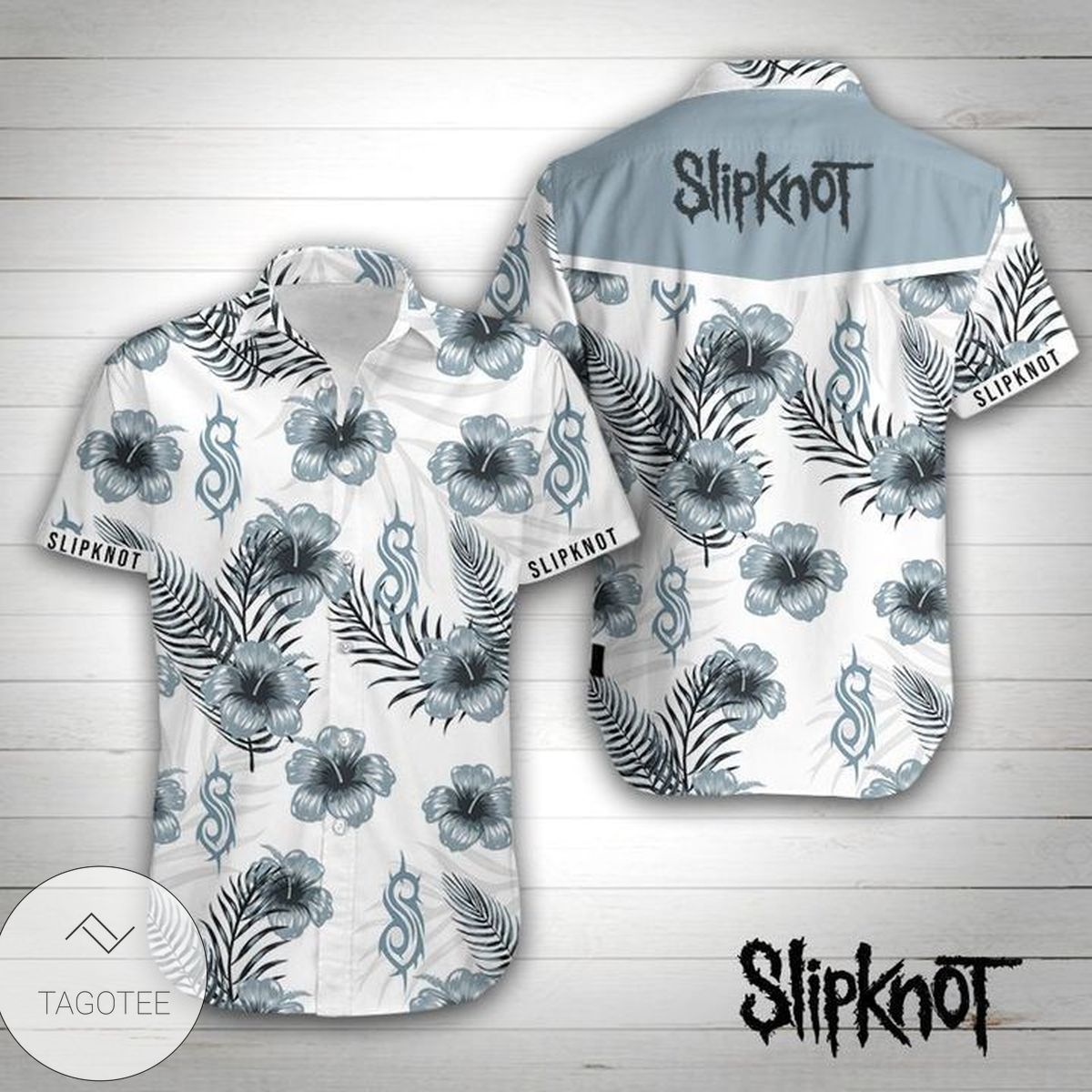 Slipknot Band Rose Skull Authentic Hawaiian Shirt 2022 3d