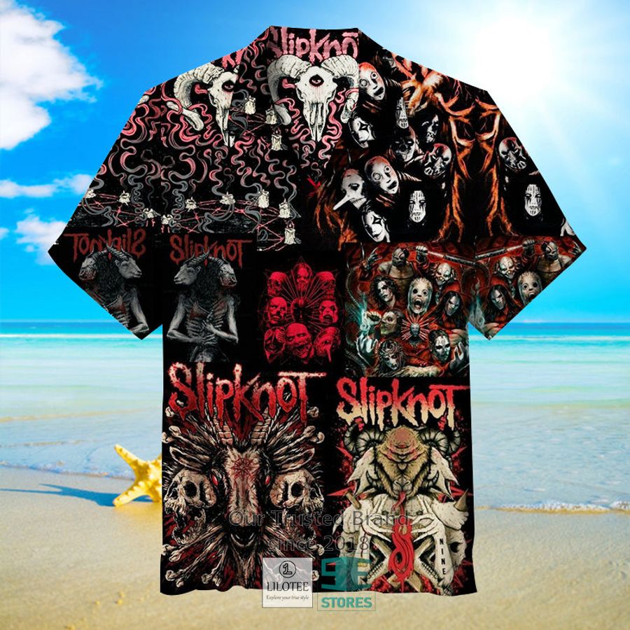 Slipknot band poster black Hawaiian Shirt