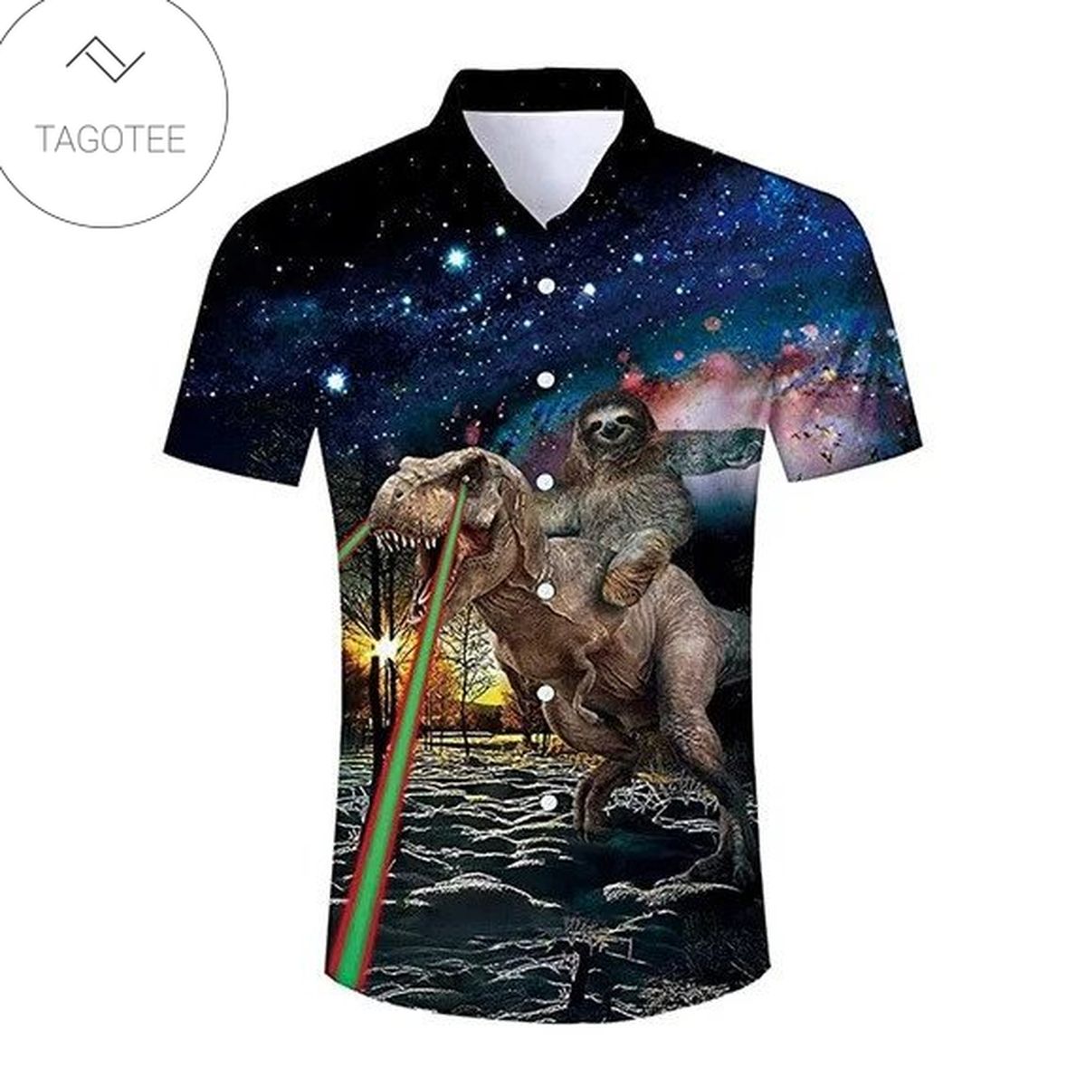 Sloth Hawaiian Shirt Perfect Sloth Clothing