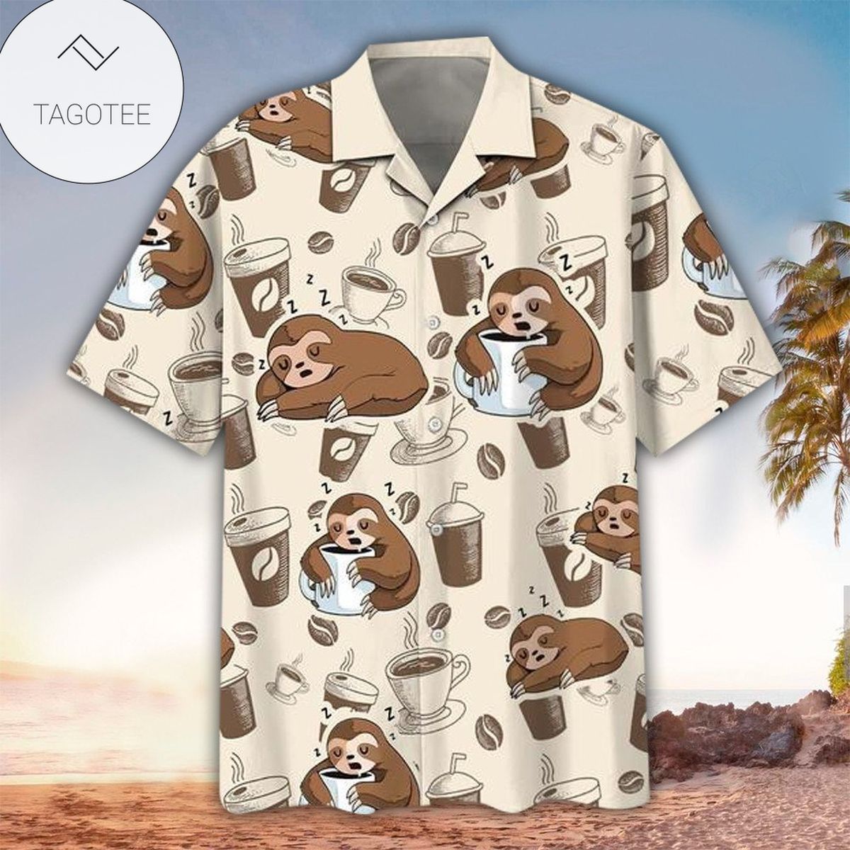 Sloth Hawaiian Shirt Sloth & T-Rex Shirt Lover Gifts