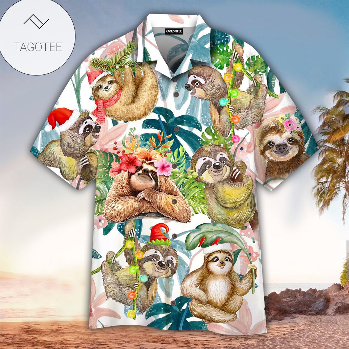 Sloth Hawaiian Shirt Sloth Lover Gifts