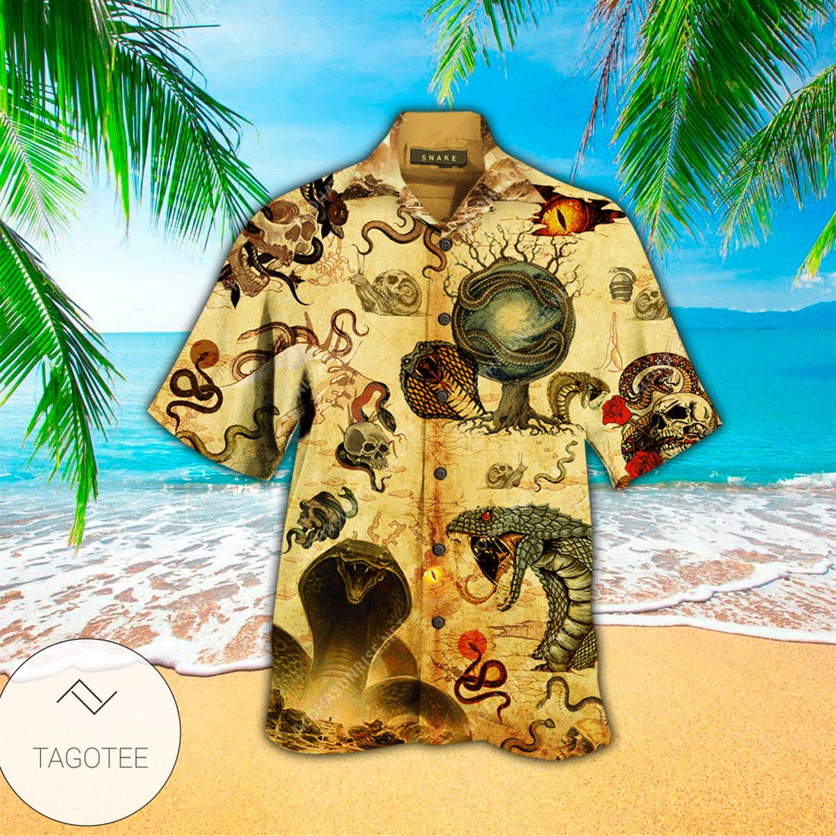 Snake Tropical Jungle Hawaiian Shirt