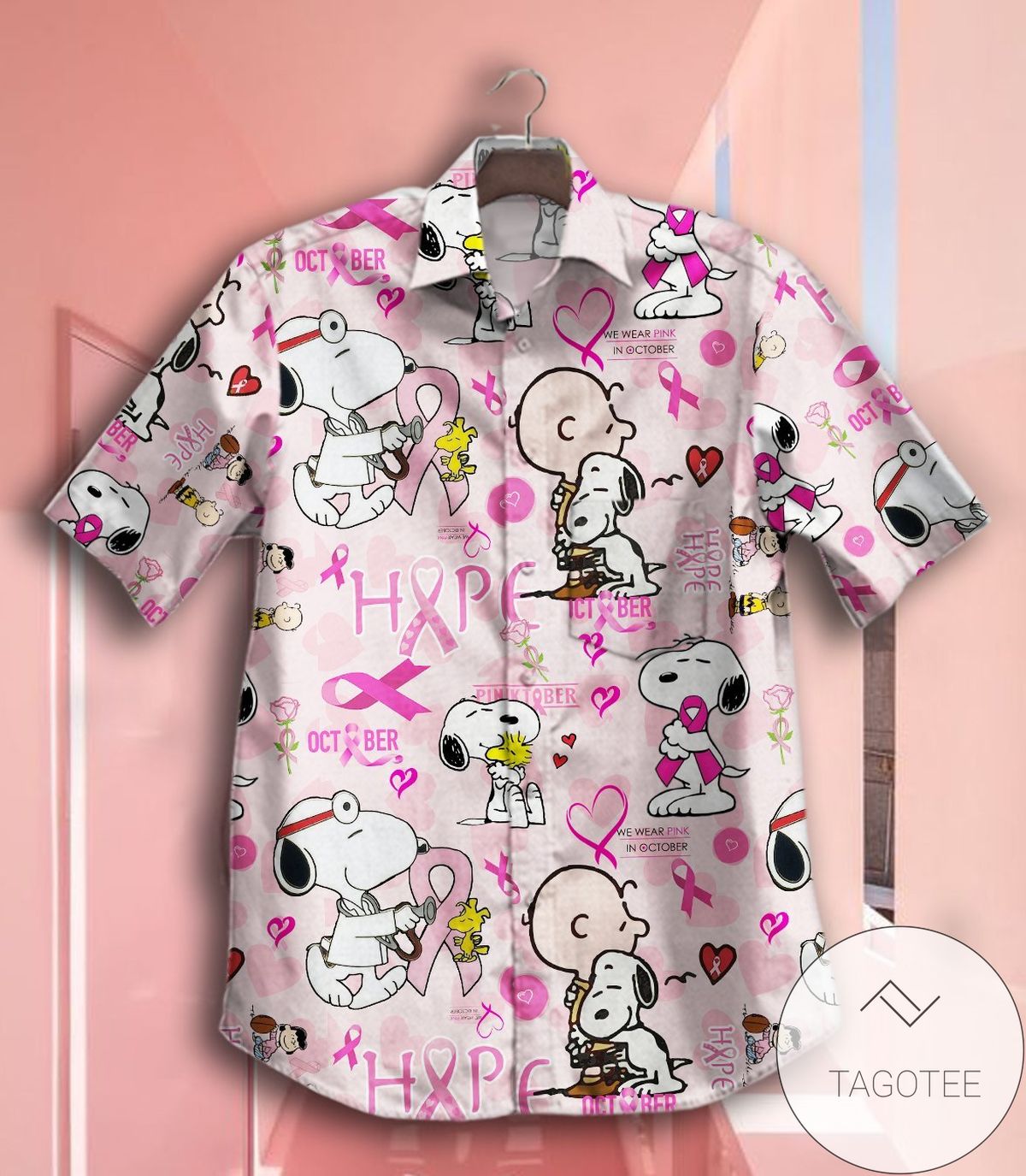 Snoopy Airplane Cartoon Peanuts For men And Women Graphic Print Short Sleeve Hawaiian Casual Shirt