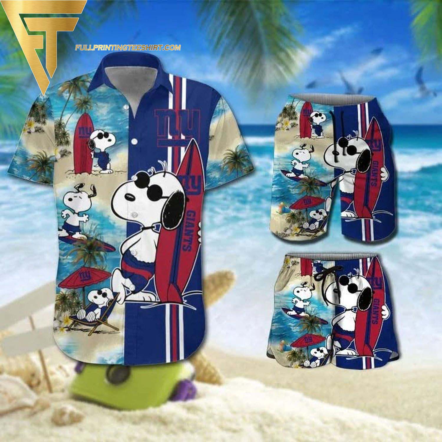 Snoopy And St Louis Cardinals Hawaiian Shirt And Beach Shorts