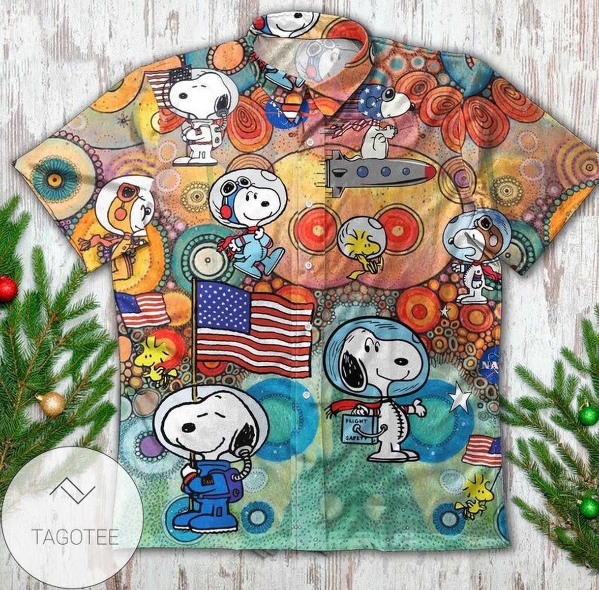 Snoopy And Xmas Hawaiian Shirt 3d T Shirt