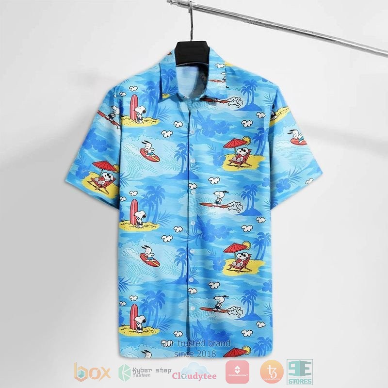 Snoopy And Friend With Summer Short Sleeve Hawaiian shirt