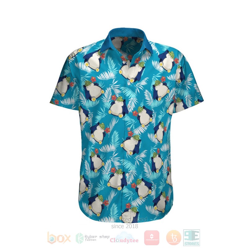 Snoopy Tropical Pattern Short Sleeve Hawaiian shirt