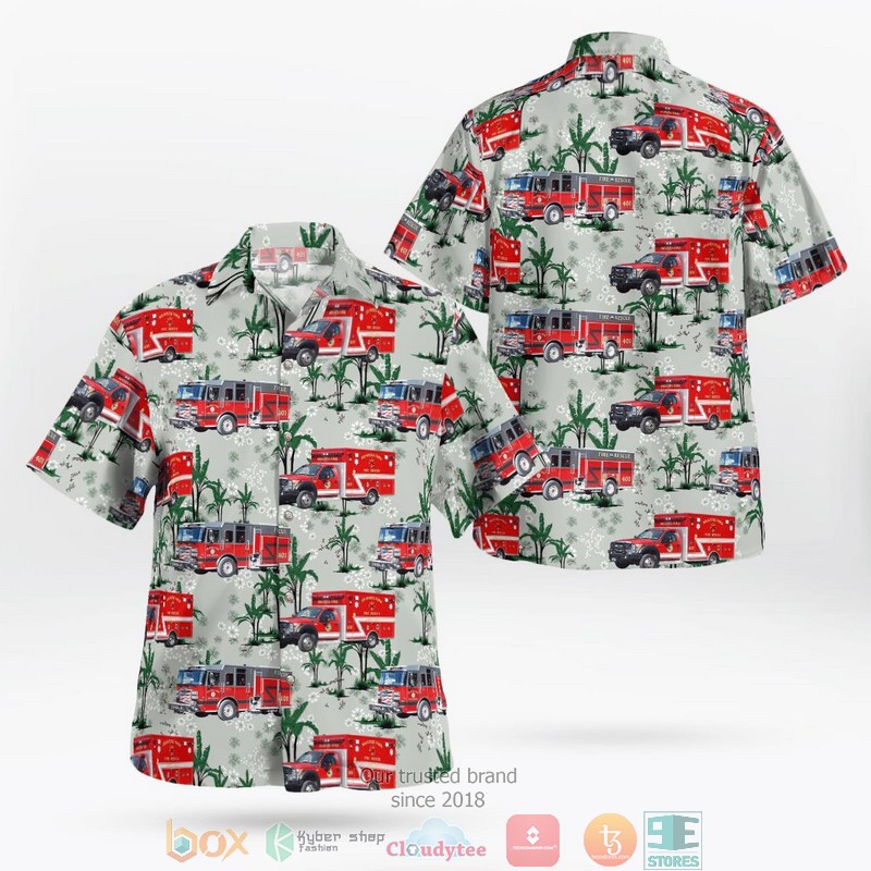 Somervell County Fire Department Hawaiian Shirt