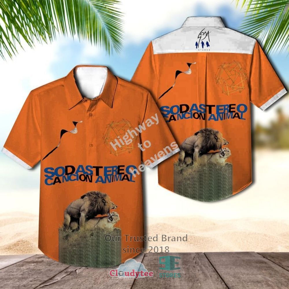 Soda Stereo Me Veras Casual Hawaiian Shirt