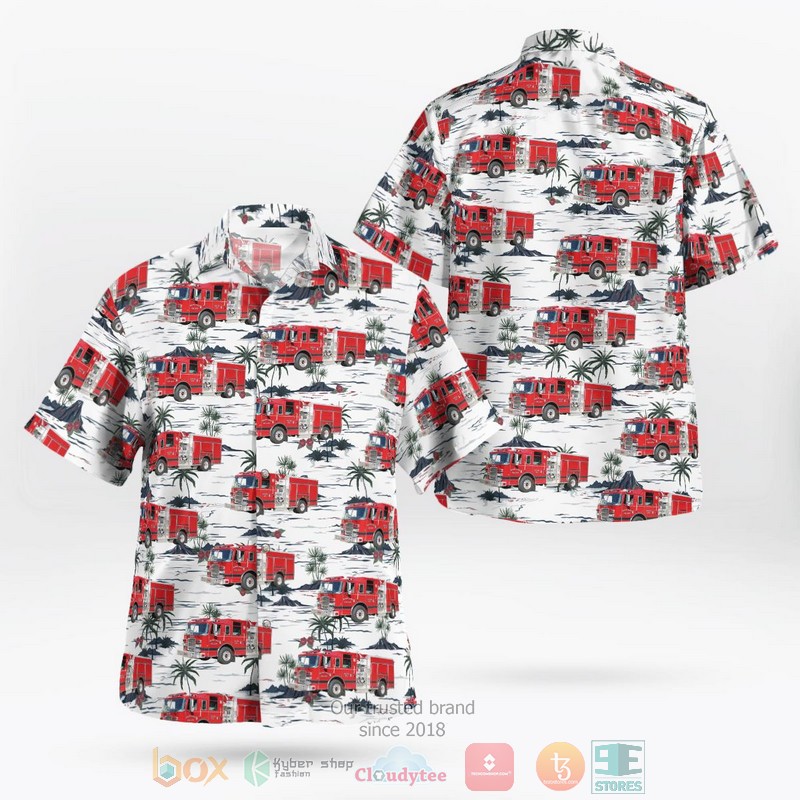 Somervell County Fire Department Hawaiian Shirt