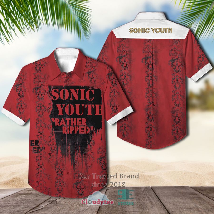 Sonic Youth Band Hawaiian Shirt, Shorts